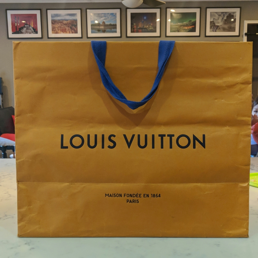 Authentic Lv Shopping Bag